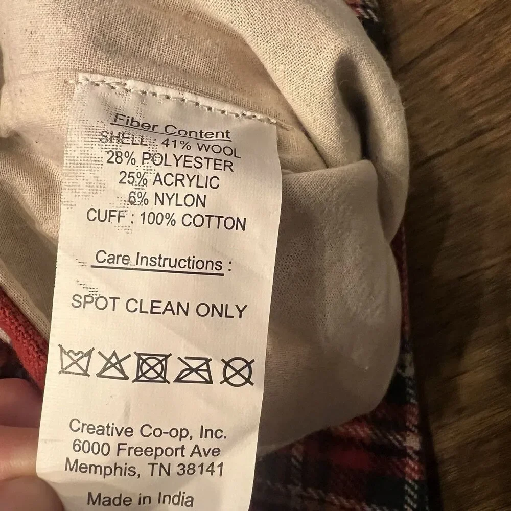 Unbranded red plaid